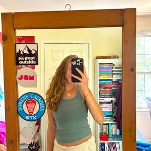 Green American Eagle Tanktop